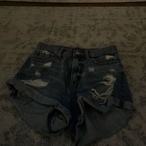 AERO denim mom shorts